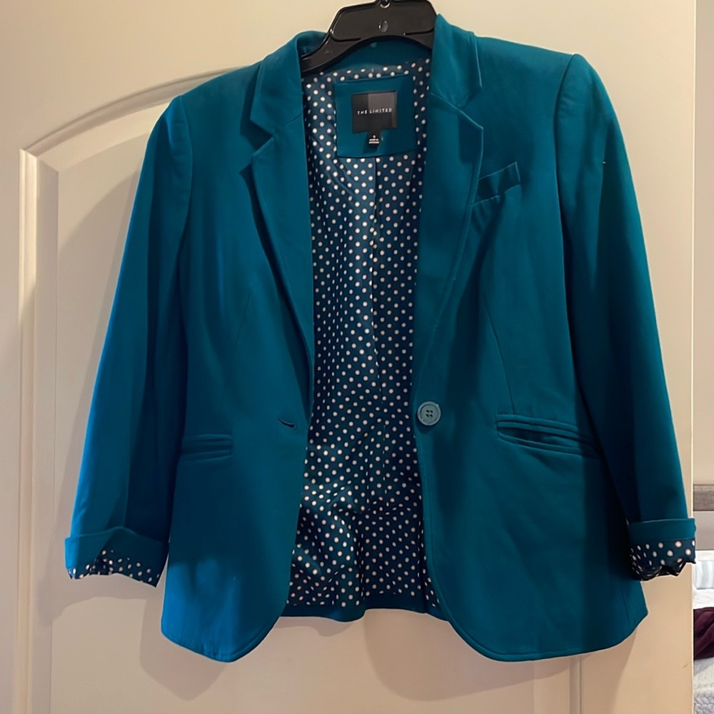 Teal blazer
